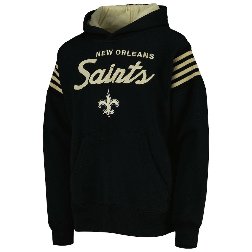 New Orleans Saints Youth The Champ Is Here Pullover Hoodie Black - NFL