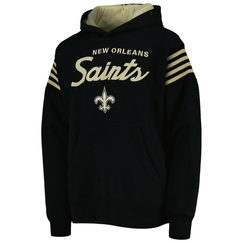 New Orleans Saints Youth The Champ Is Here Pullover Hoodie Black - NFL