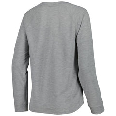 Tampa Bay Buccaneers Juniors All Striped Up Raglan Long Sleeve T-Shirt Heathered Gray - NFL