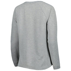 Cleveland Browns Juniors All Striped Up Raglan Long Sleeve T-Shirt Heathered Gray - NFL