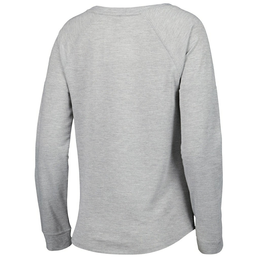 Los Angeles Rams Juniors All Striped Up Raglan Long Sleeve T-Shirt Heathered Gray - NFL