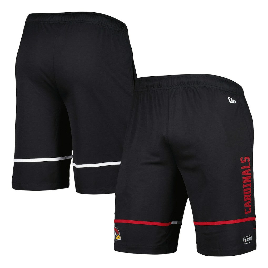 Arizona Cardinals New Era Combine Authentic Rusher Training Shorts Black - NFL