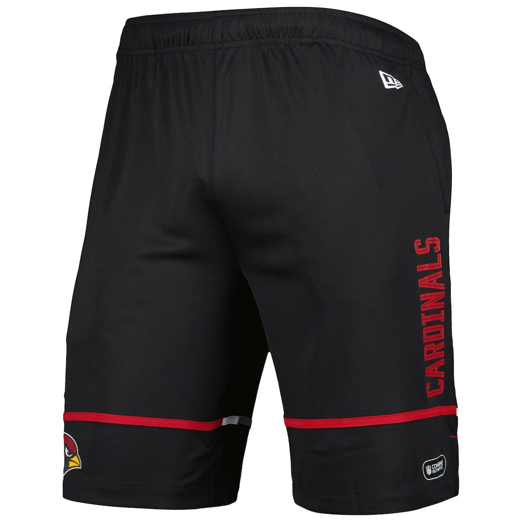 Arizona Cardinals New Era Combine Authentic Rusher Training Shorts Black - NFL