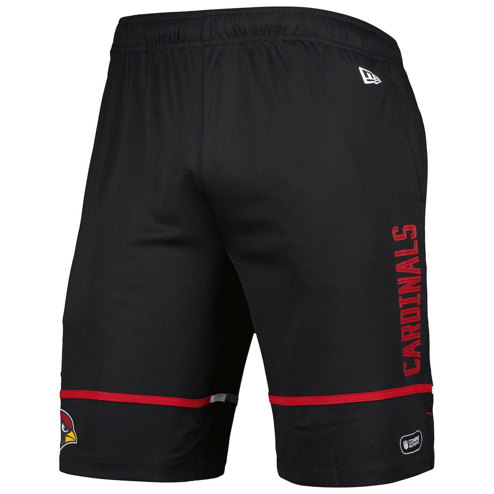 Arizona Cardinals New Era Combine Authentic Rusher Training Shorts Black - NFL