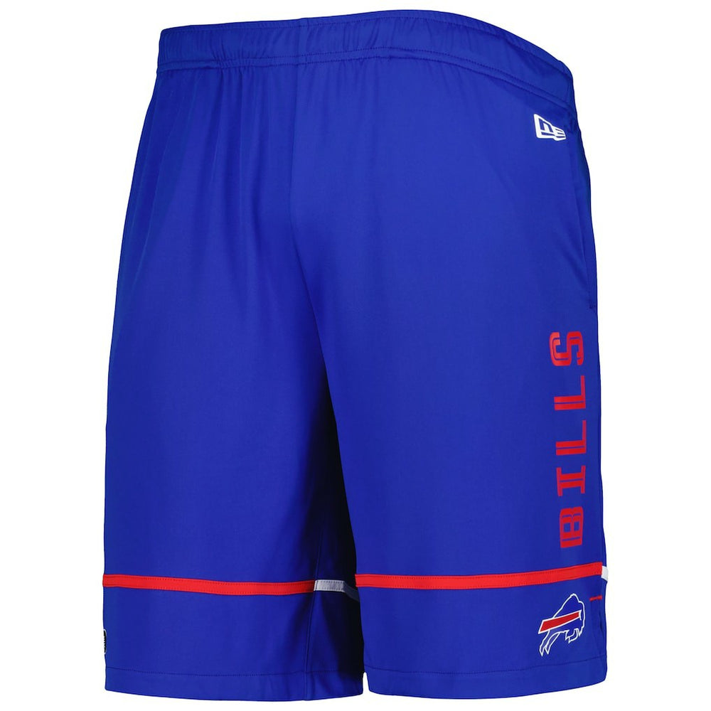 Buffalo Bills New Era Combine Authentic Rusher Training Shorts Royal - NFL