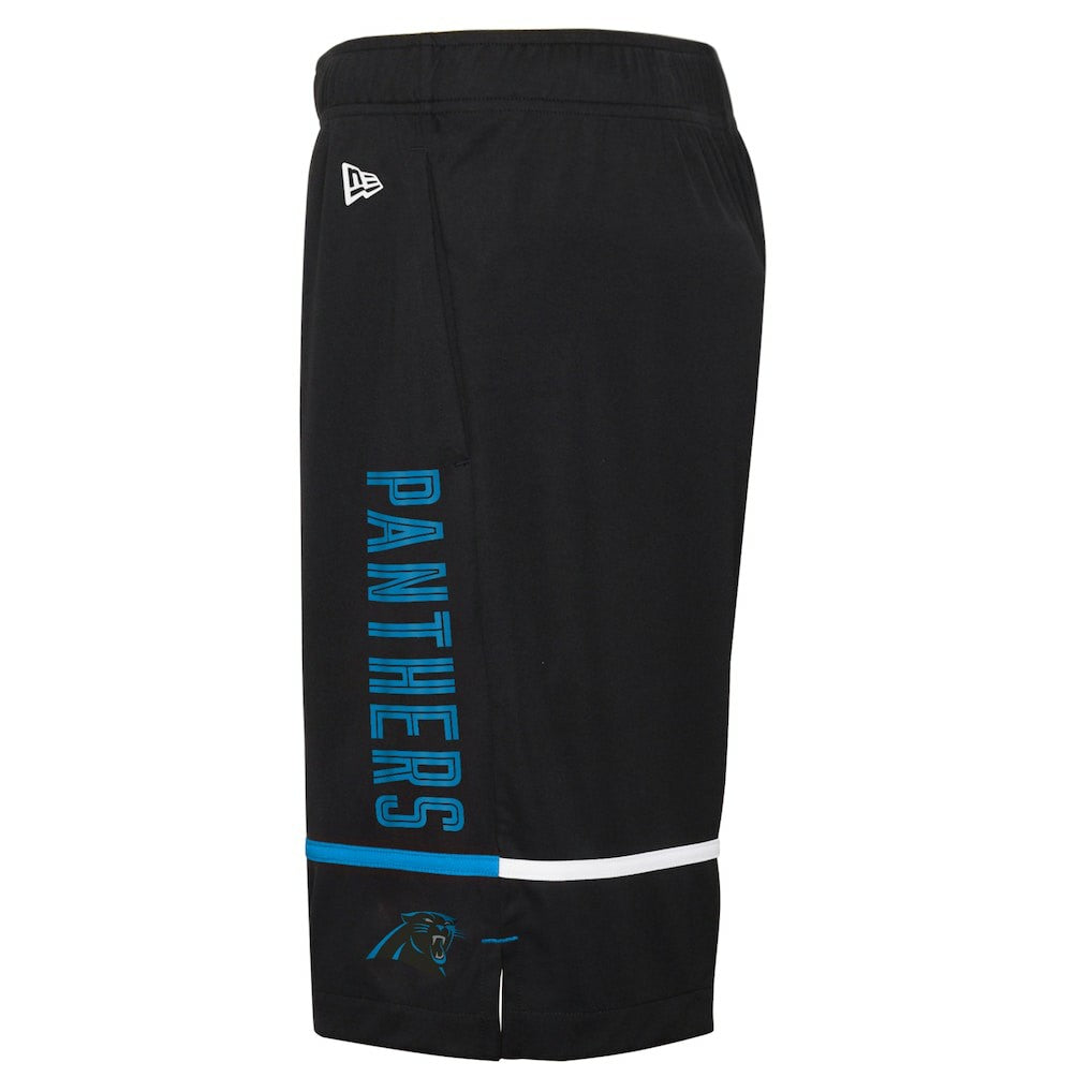 Carolina Panthers New Era Combine Authentic Rusher Training Shorts Black - NFL