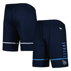 Tennessee Titans New Era Combine Authentic Rusher Training Shorts Navy - NFL