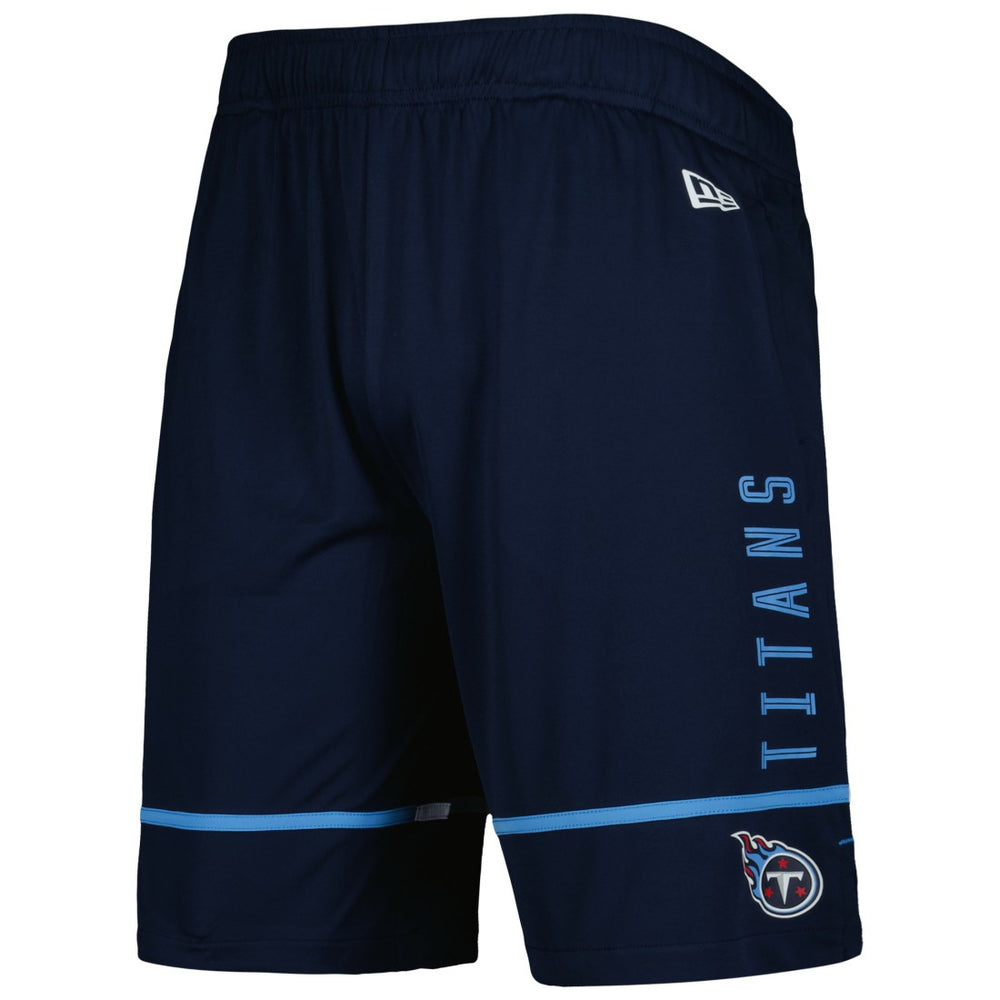 Tennessee Titans New Era Combine Authentic Rusher Training Shorts Navy - NFL