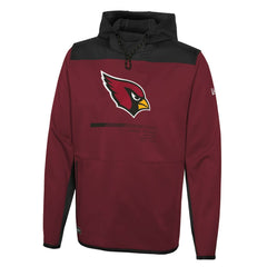 Arizona Cardinals New Era Combine Authentic Hard Hitter Pullover Hoodie Cardinal - NFL