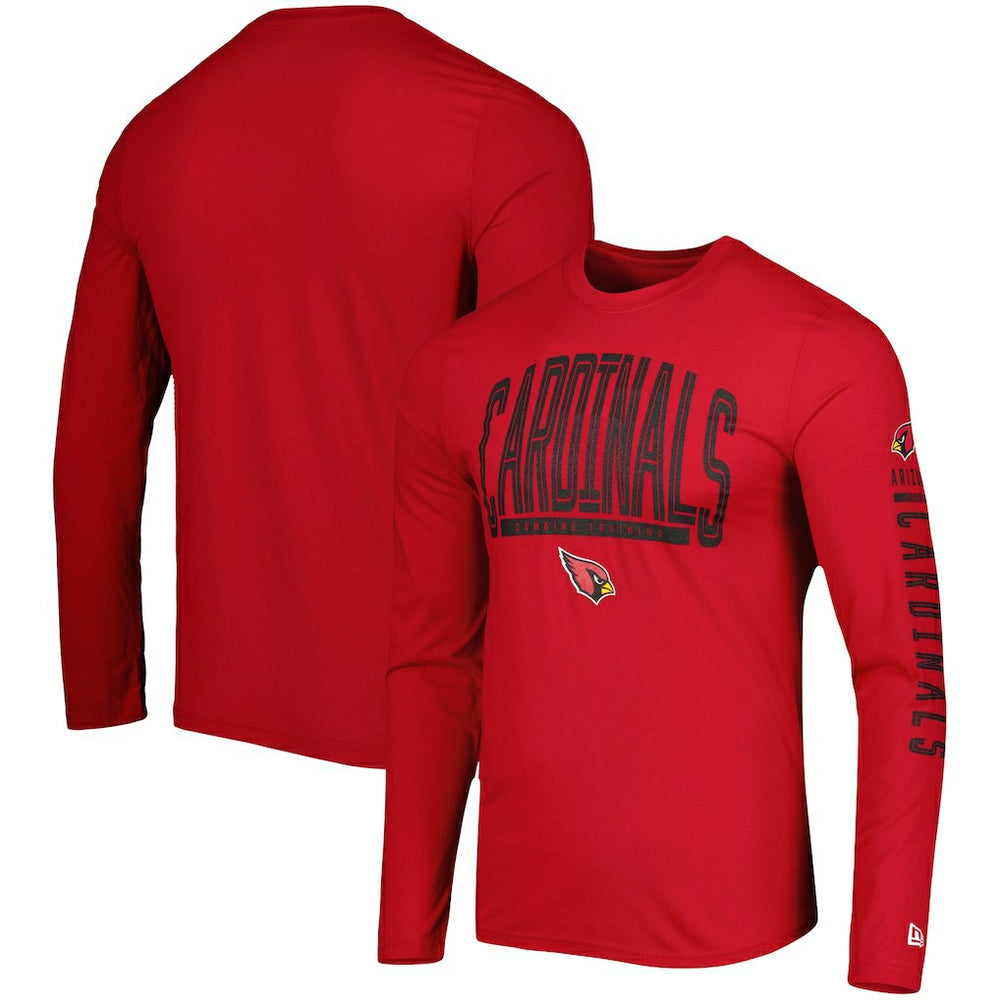 Arizona Cardinals New Era Combine Authentic Home Stadium Long Sleeve T-Shirt Cardinal - NFL