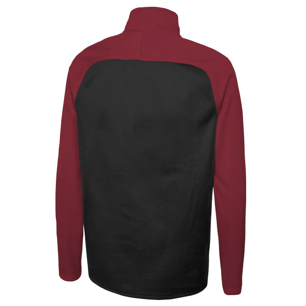 Arizona Cardinals New Era Combine Authentic O-Line Raglan Half-Zip Jacket Black - NFL