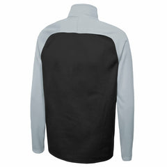 Las Vegas Raiders New Era Combine Authentic O-Line Raglan Half-Zip Jacket Black - NFL