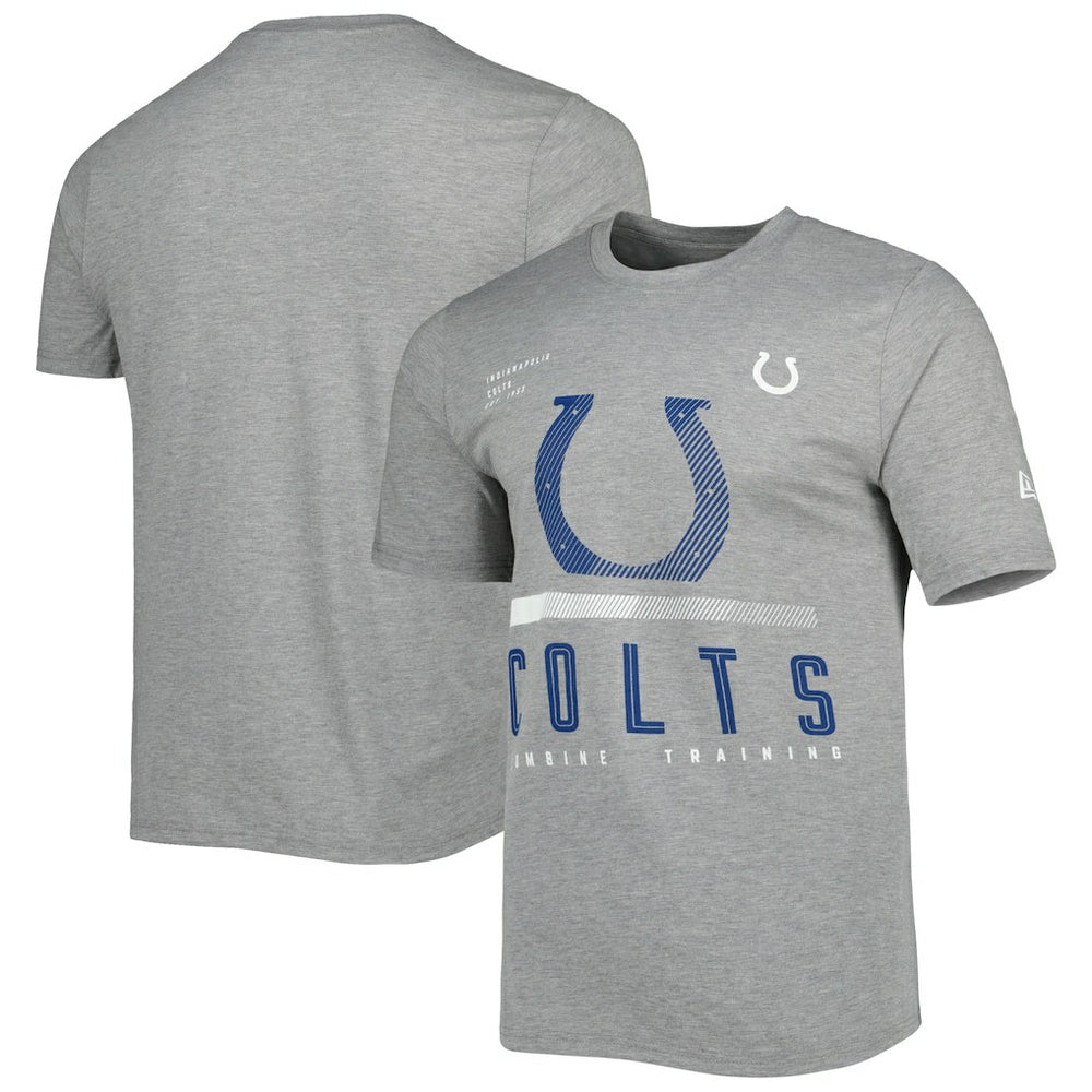 Indianapolis Colts New Era Combine Authentic Red Zone T-Shirt Heathered Gray - NFL