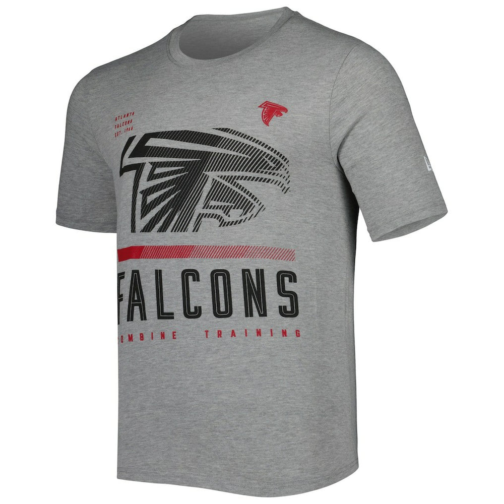 Atlanta Falcons New Era Combine Authentic Red Zone T-Shirt Heathered Gray - NFL