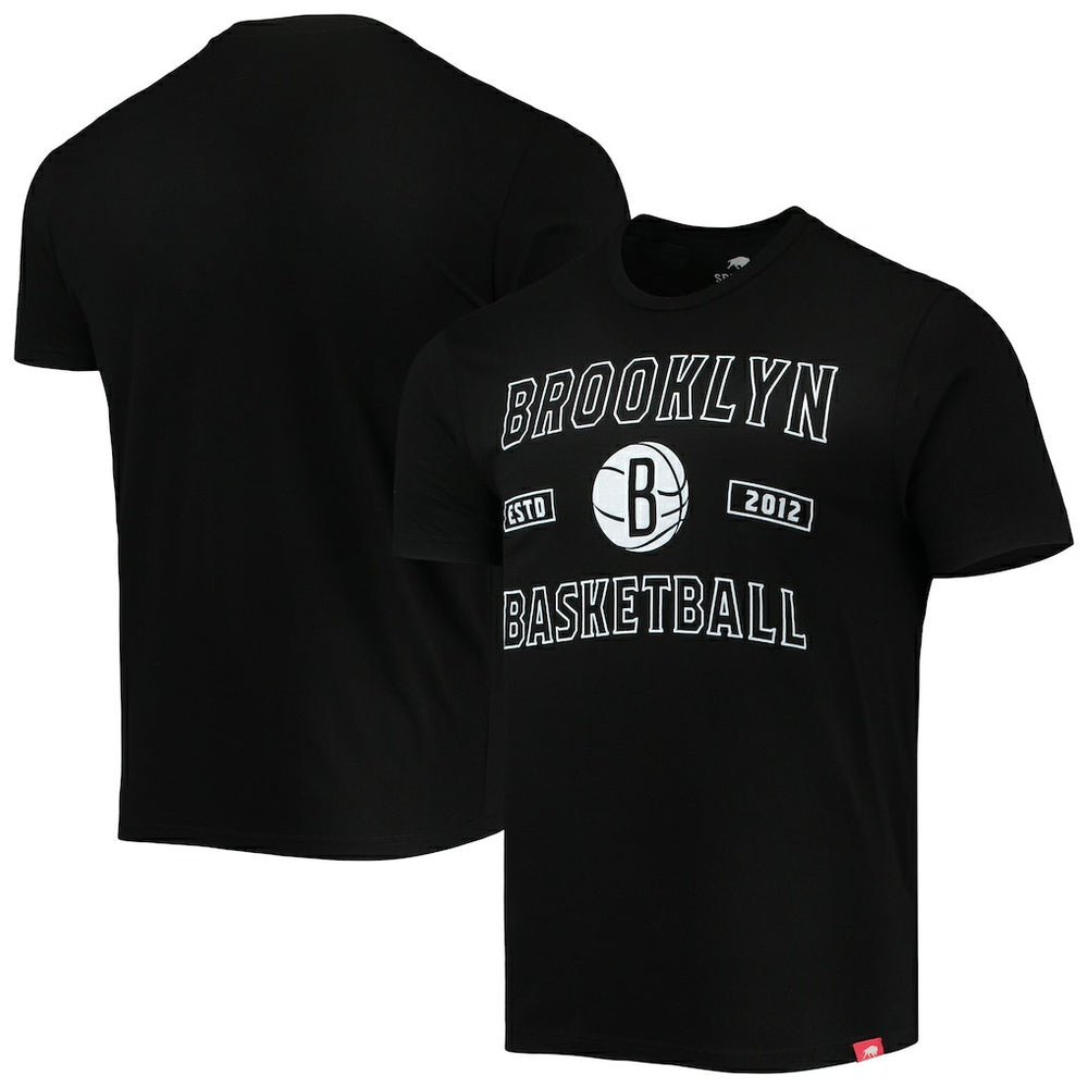 NBA - Brooklyn Nets Sportiqe Tri-Blend T-Shirt - Black