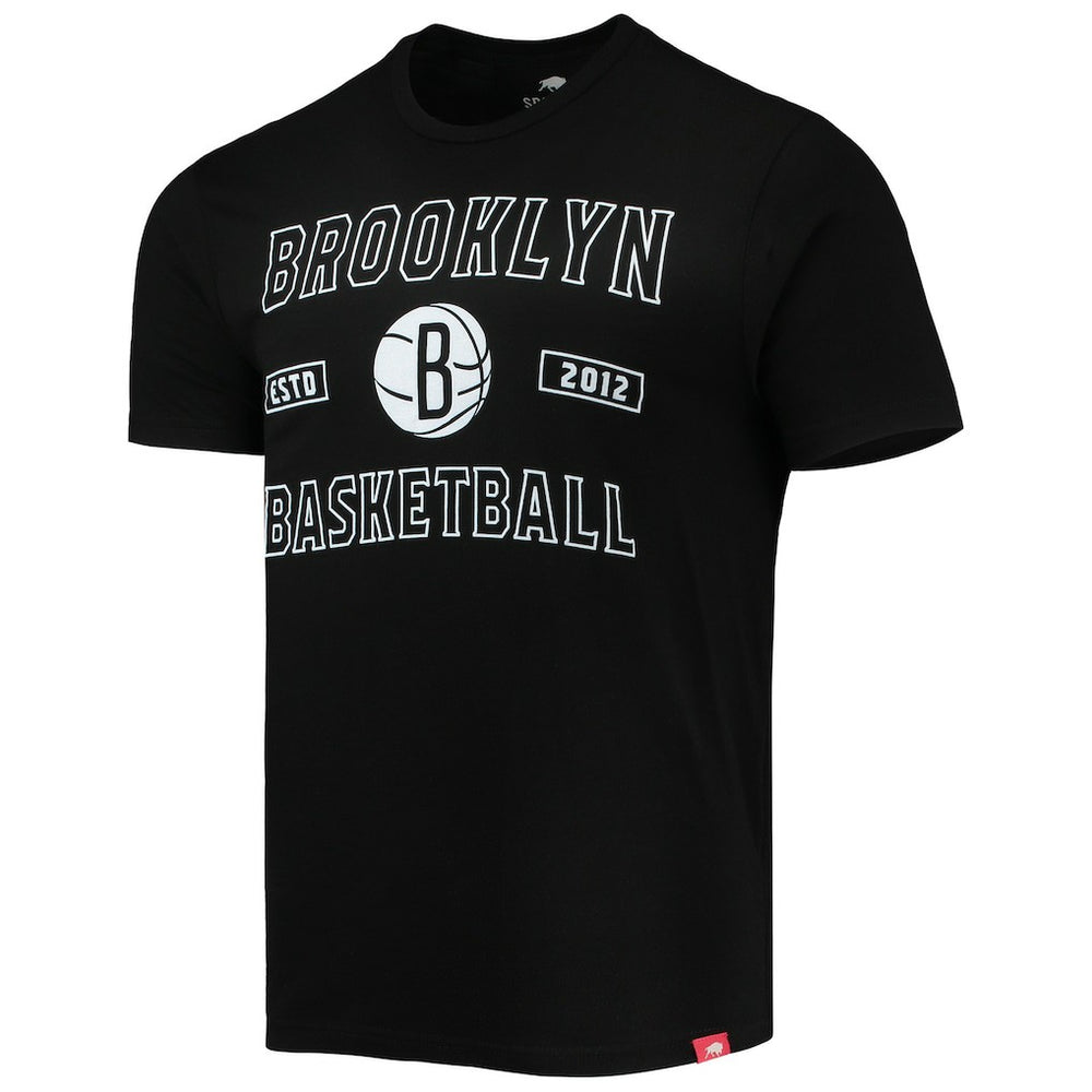 NBA - Brooklyn Nets Sportiqe Tri-Blend T-Shirt - Black