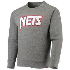 NBA - Brooklyn Nets Sportiqe Moments Mixtape Harmon Raglan Pullover Sweatshirt - Heathered Gray