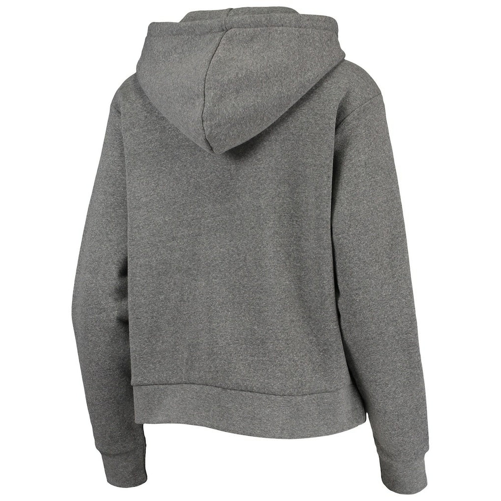 NBA - Brooklyn Nets Sportiqe Women's Moments Mixtape Ava Tri-Blend Pullover Hoodie - Heathered Gray