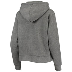 NBA - Brooklyn Nets Sportiqe Women's Moments Mixtape Ava Tri-Blend Pullover Hoodie - Heathered Gray