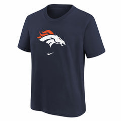 Denver Broncos Youth Logo T-Shirt Navy - Nike