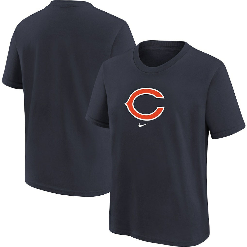 Chicago Bears Youth Logo T-Shirt Navy - Nike
