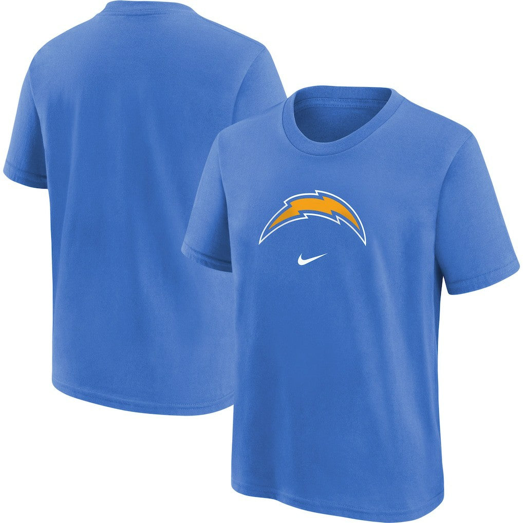 Los Angeles Chargers Youth Logo T-Shirt Powder Blue - Nike