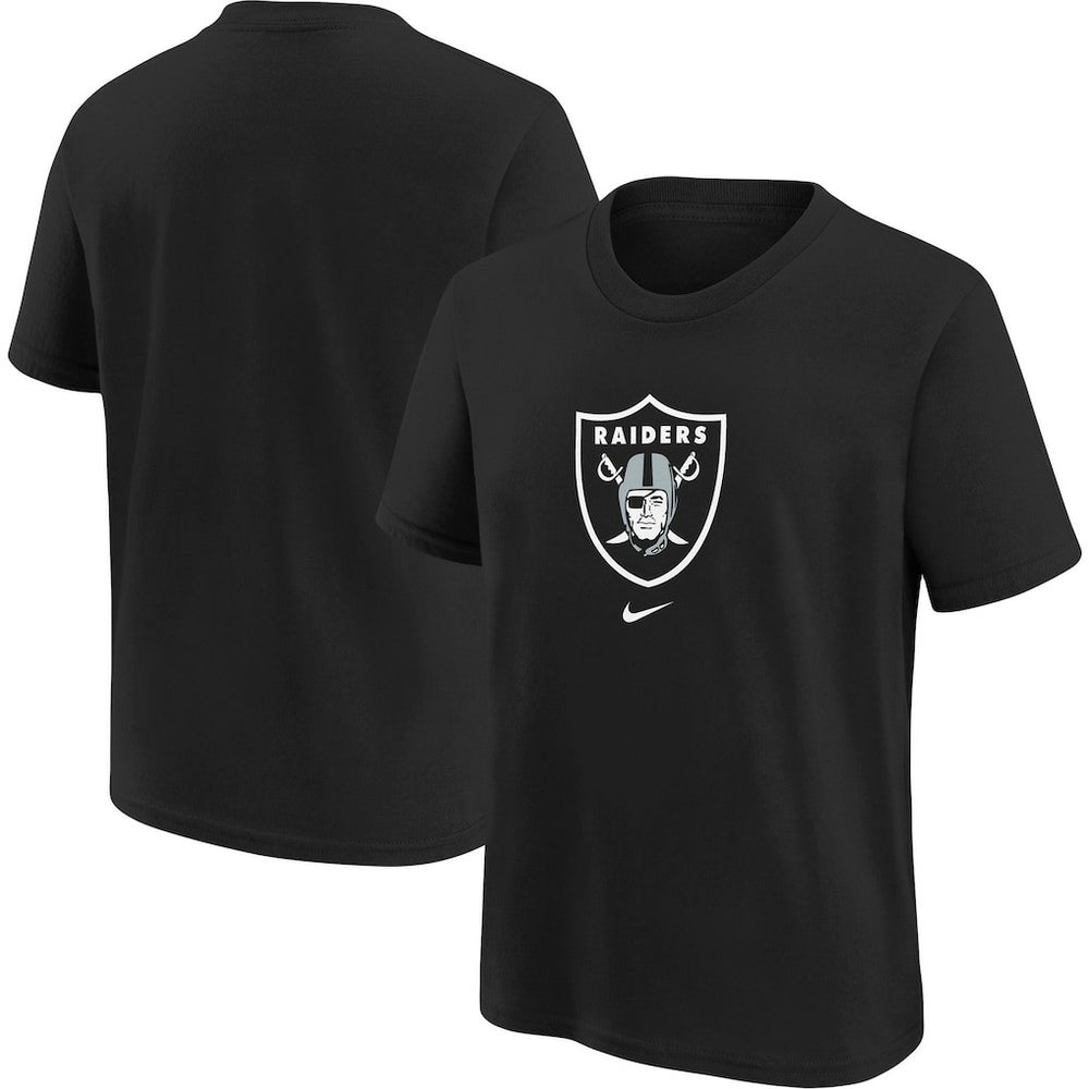 Las Vegas Raiders Youth Logo T-Shirt Black - Nike