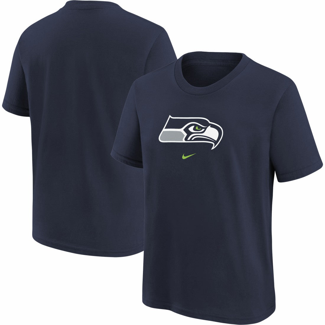 Seattle Seahawks Youth Logo T-Shirt Navy - Nike