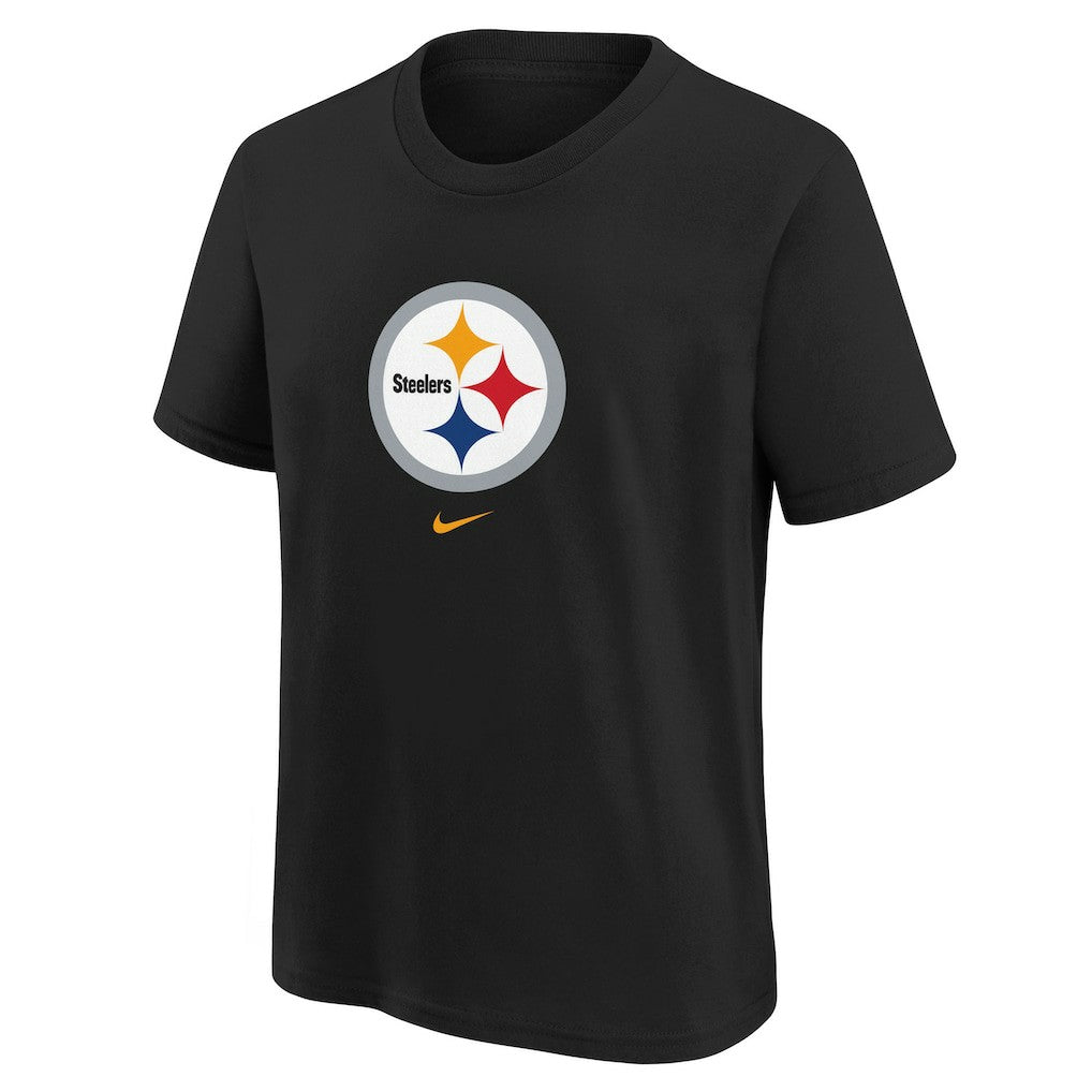 Pittsburgh Steelers Youth Logo T-Shirt Black - Nike