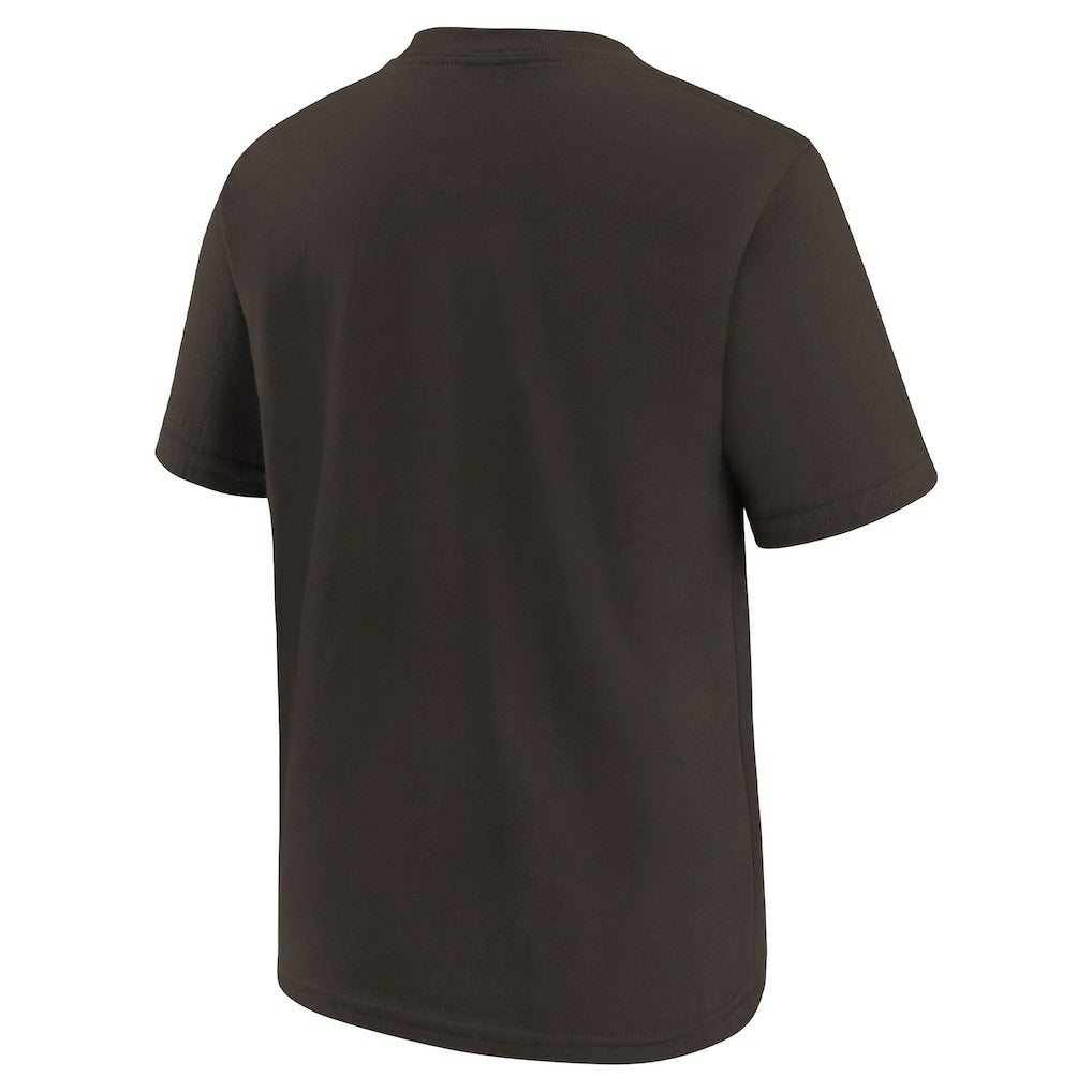 Cleveland Browns Girls Preschool Icon T-Shirt Brown - Nike