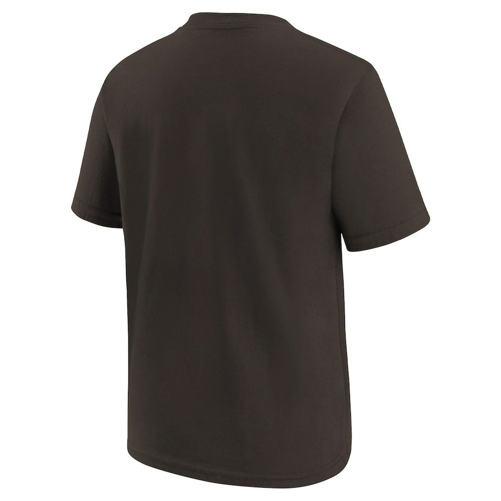 Cleveland Browns Girls Preschool Icon T-Shirt Brown - Nike