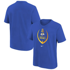 Los Angeles Rams Girls Preschool Icon T-Shirt Royal - Nike