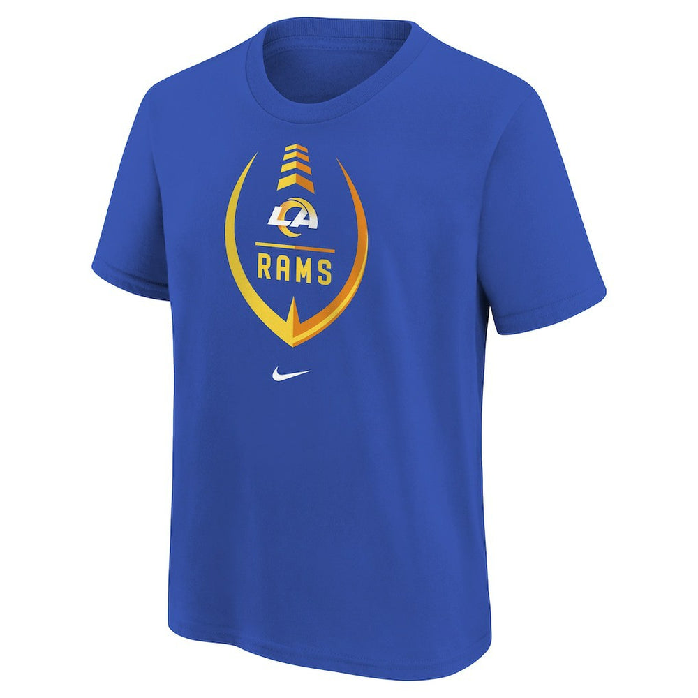 Los Angeles Rams Girls Preschool Icon T-Shirt Royal - Nike