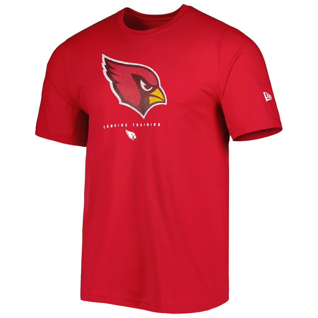 Arizona Cardinals New Era Combine Authentic Ball Logo T-Shirt Cardinal - NFL