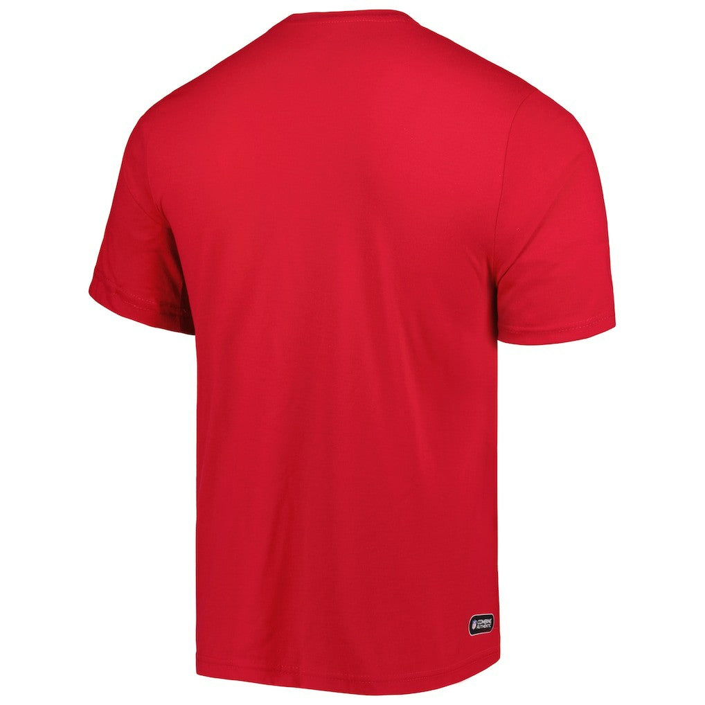 Arizona Cardinals New Era Combine Authentic Ball Logo T-Shirt Cardinal - NFL
