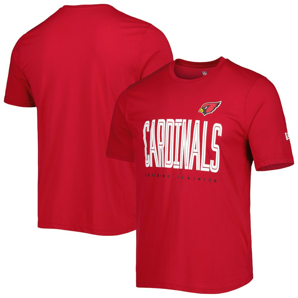 Arizona Cardinals New Era Combine Authentic Training Huddle Up T-Shirt Cardinal - NFL