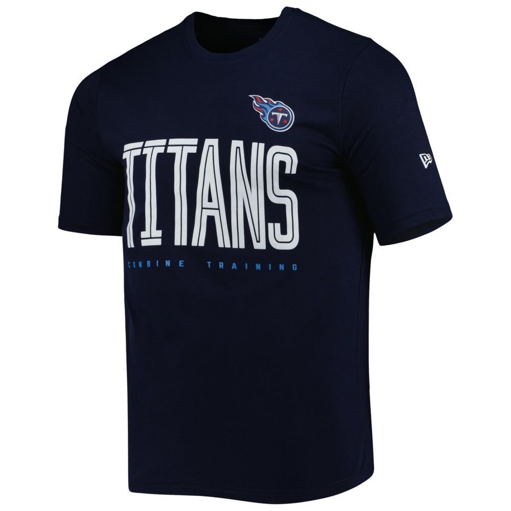 Tennessee Titans New Era Combine Authentic Training Huddle Up T-Shirt Navy - NFL