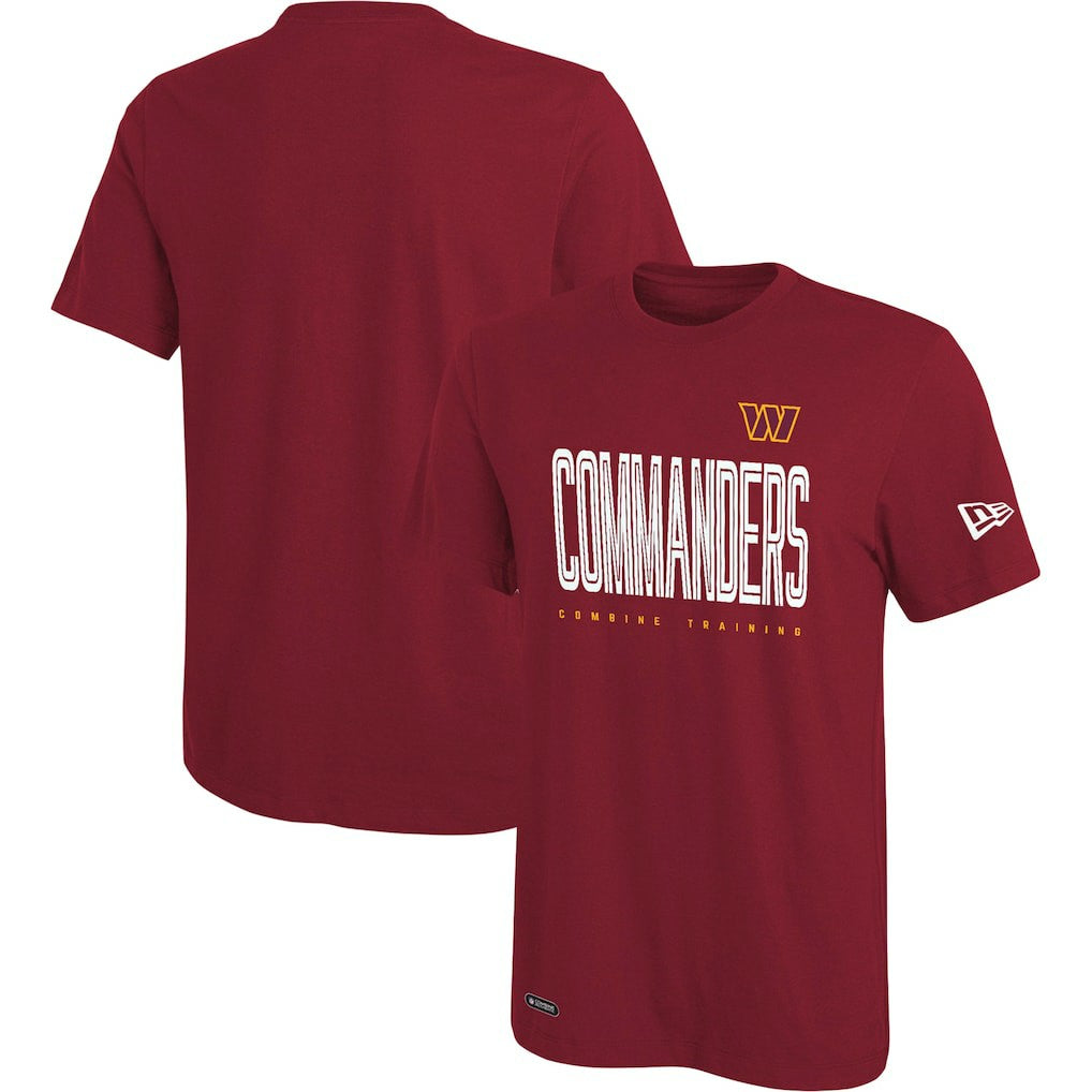 Washington Commanders New Era Combine Authentic Training Huddle Up T-Shirt Burgundy - NFL