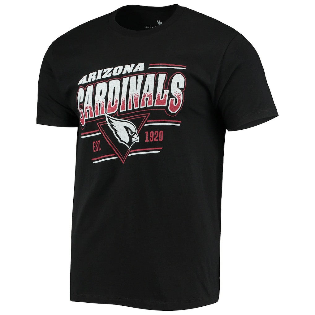 Arizona Cardinals Junk Food Throwback T-Shirt Black - NFL