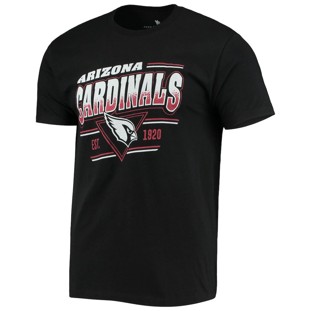 Arizona Cardinals Junk Food Throwback T-Shirt Black - NFL