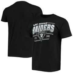 Las Vegas Raiders Junk Food Throwback T-Shirt Black - NFL
