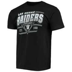 Las Vegas Raiders Junk Food Throwback T-Shirt Black - NFL
