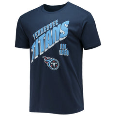 Tennessee Titans Junk Food Slant T-Shirt Navy - NFL