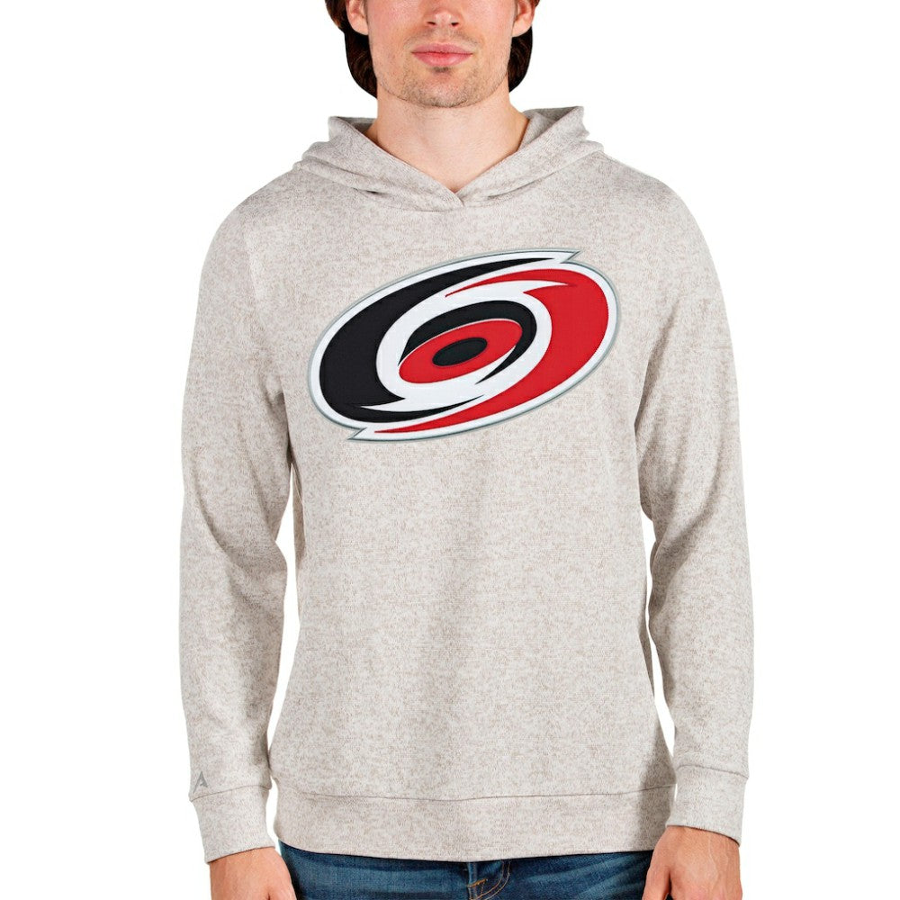 Carolina Hurricanes - Antigua Absolute Pullover Hoodie Oatmeal