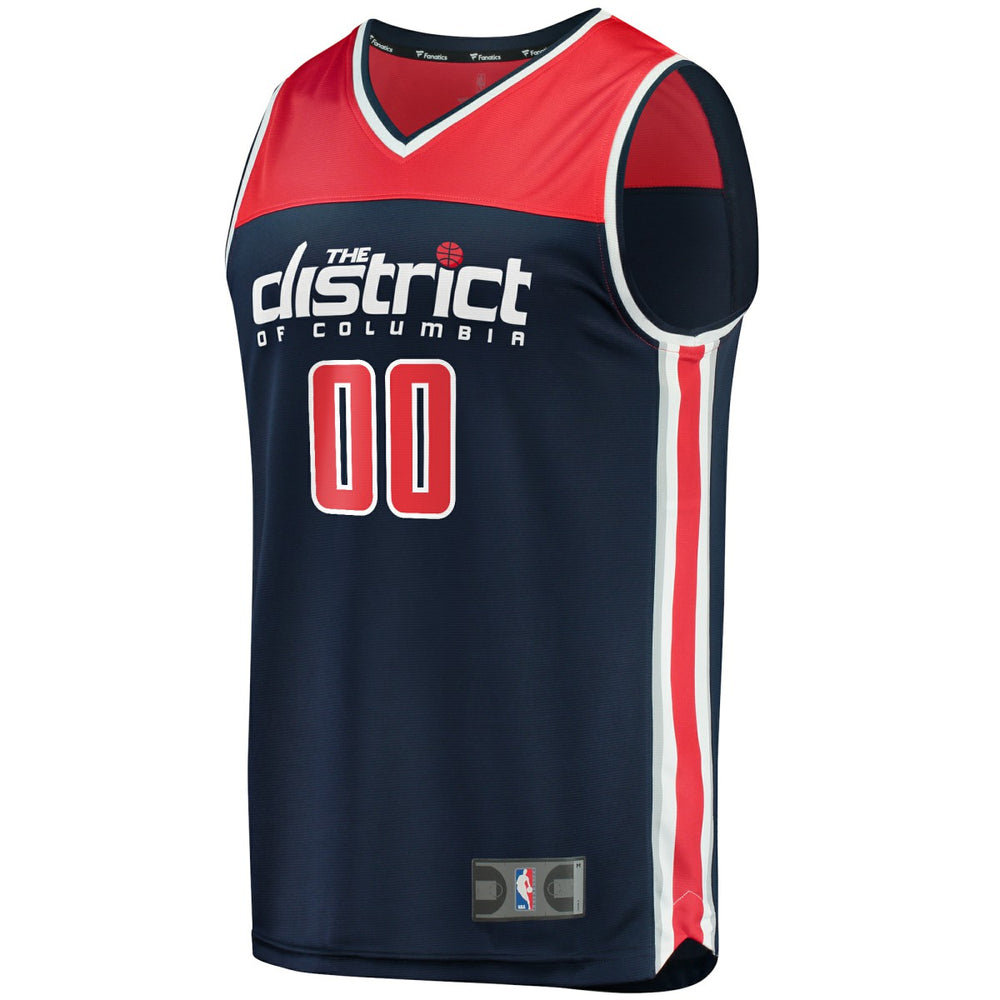 Fanatics - Washington Wizards Fast Break Replica Custom Jersey Navy - Statement Edition