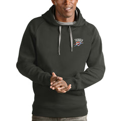 NBA - Oklahoma City Thunder Antigua Victory Pullover Hoodie - Charcoal