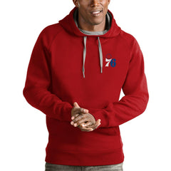 NBA - Philadelphia 76ers Antigua Victory Pullover Hoodie - Red