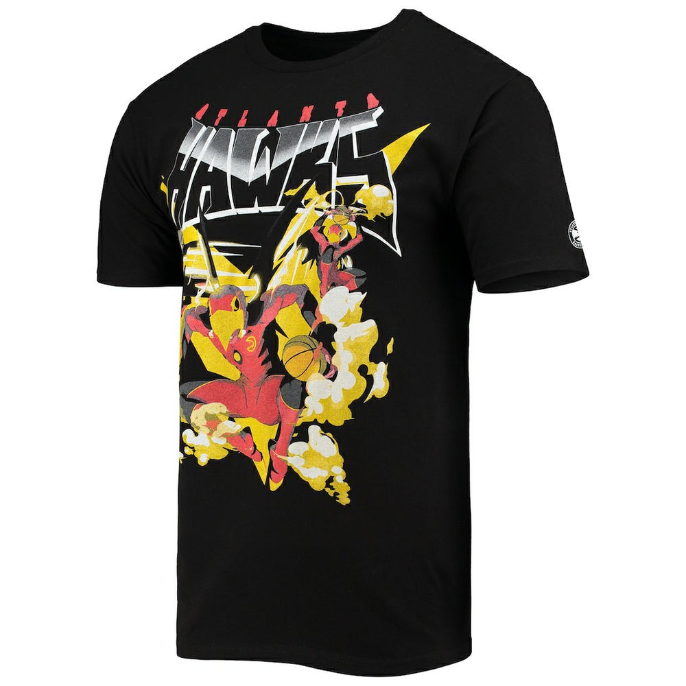NBA - Atlanta Hawks NBA x McFlyy Identify Artist Series T-Shirt - Black