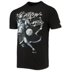 NBA - Brooklyn Nets NBA x McFlyy Identify Artist Series T-Shirt - Black