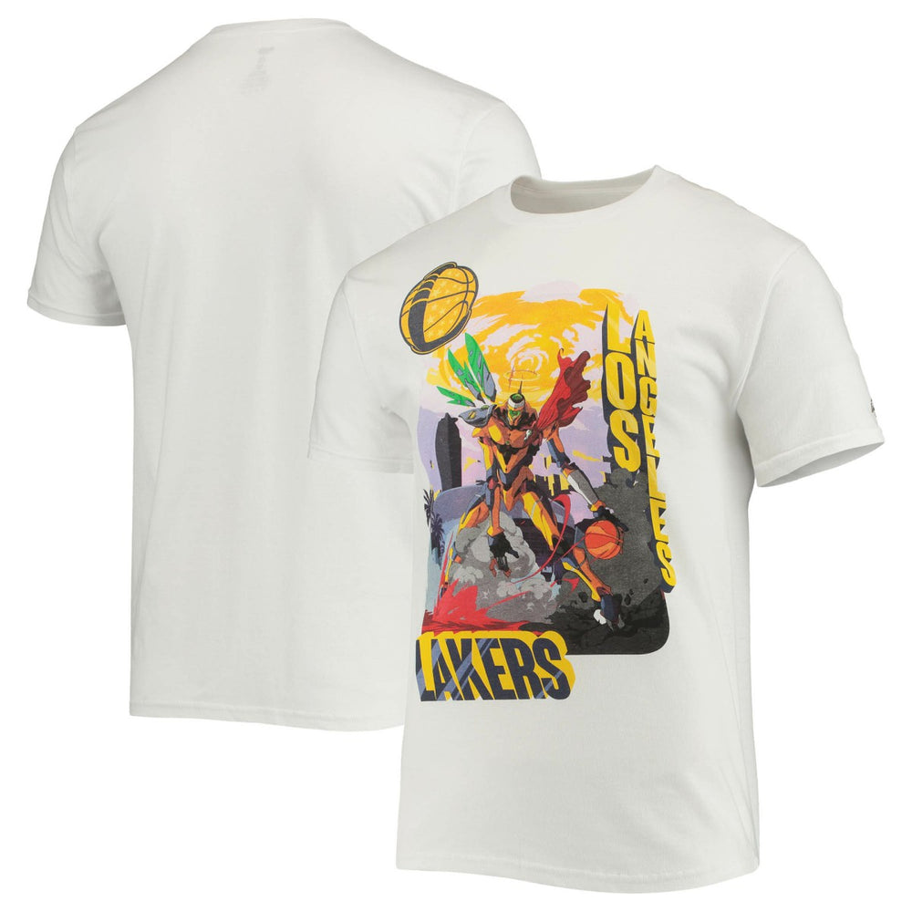 NBA - Los Angeles Lakers NBA x McFlyy Identify Artist Series T-Shirt - White